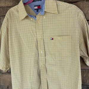 Tommy Hilfiger‎ Yellow Plaid Casual Shirt